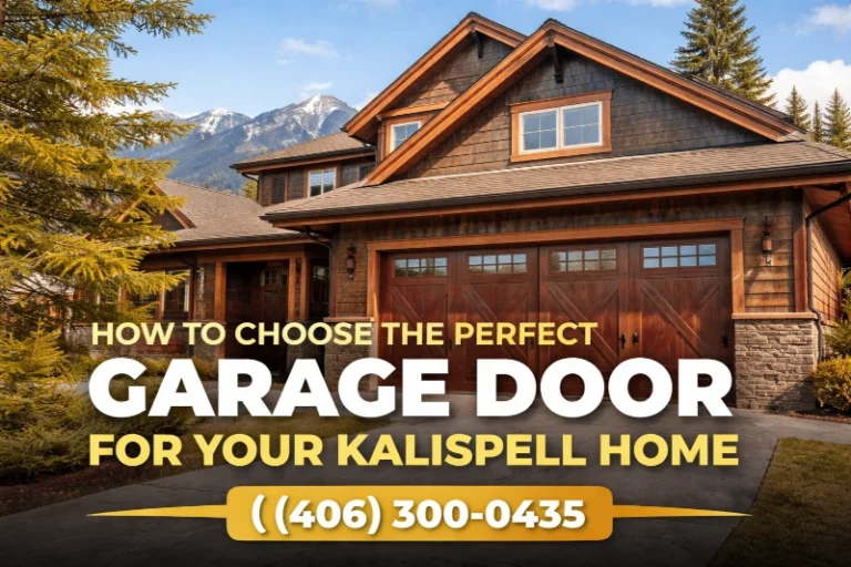 How to Choose the Perfect Garage Door for Your Kalispell Home