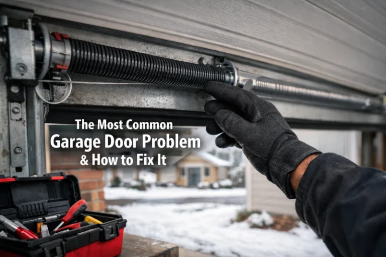 The Most Common Problem with Garage Doors and How to Fix It